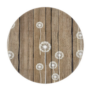 Dandelion Wood Rustic Pattern Cutting Board