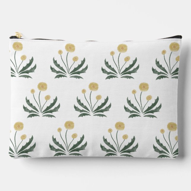 Dandelion Zipper Pouch - Large (Front)