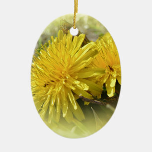 Dandelions - A Sunny Hi Ceramic Tree Decoration