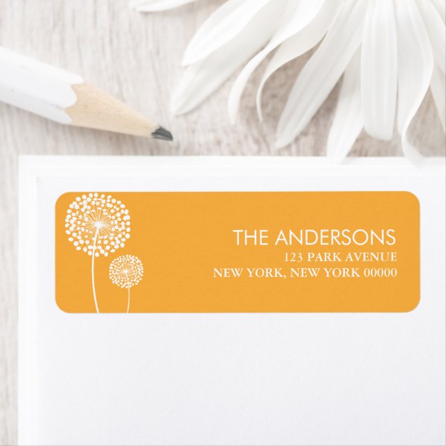Dandelions Address Labels (Insitu)