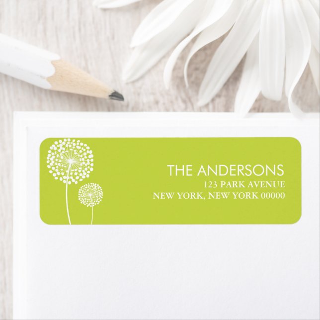 Dandelions Address Labels (Insitu)