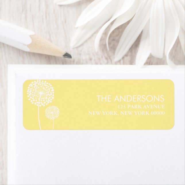 Dandelions Address Labels (Insitu)