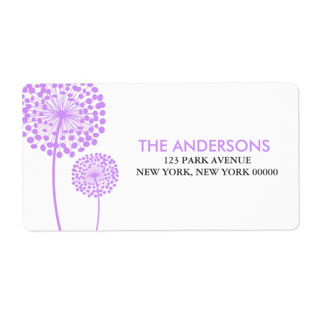Dandelions Address Labels (Front)