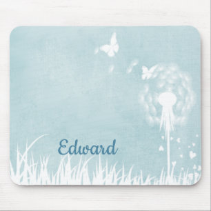 Dandelions, Butterflies & Blue Skies Mouse Pad