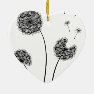 Dandelions Ceramic Ornament