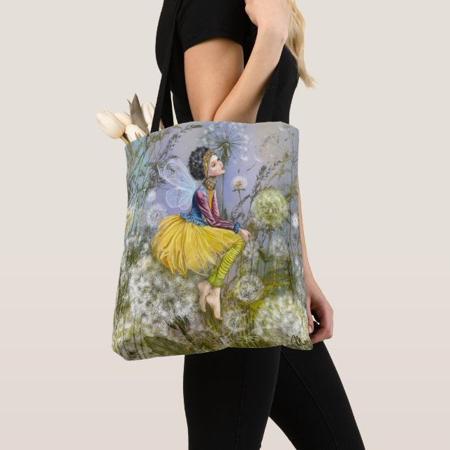 Dandelions Fantasy Tote Bags (Close Up)