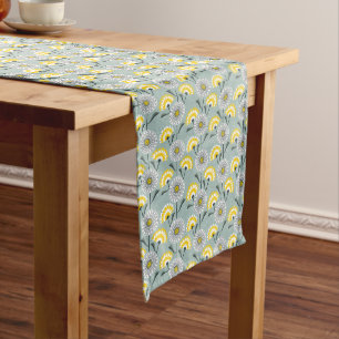 Dandelions field long table runner