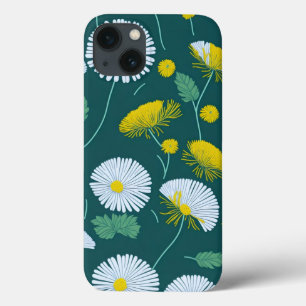 Dandelions Floral Pattern iPhone 13 Case