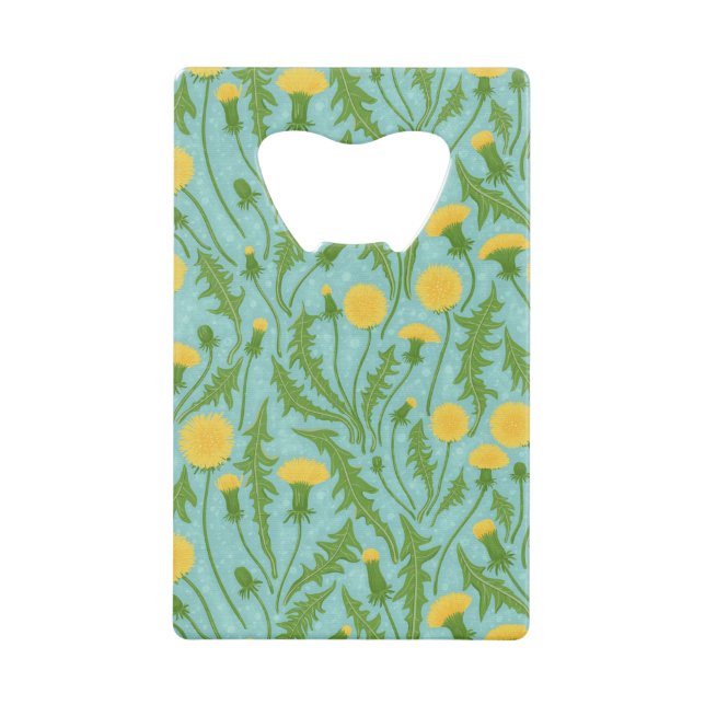 Dandelions, green, yellow and blue (Front)