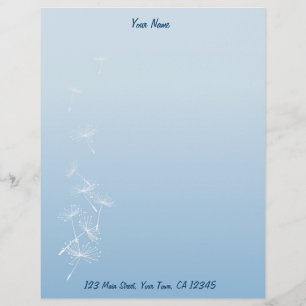 Dandelions Letterhead Template