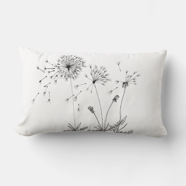 Dandelions Lumbar Cushion (Front)