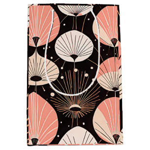 Dandelions -Mid-century- Retro Modern Design Medium Gift Bag