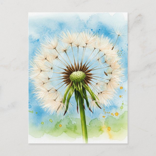 Dandelions Postcard (Front)