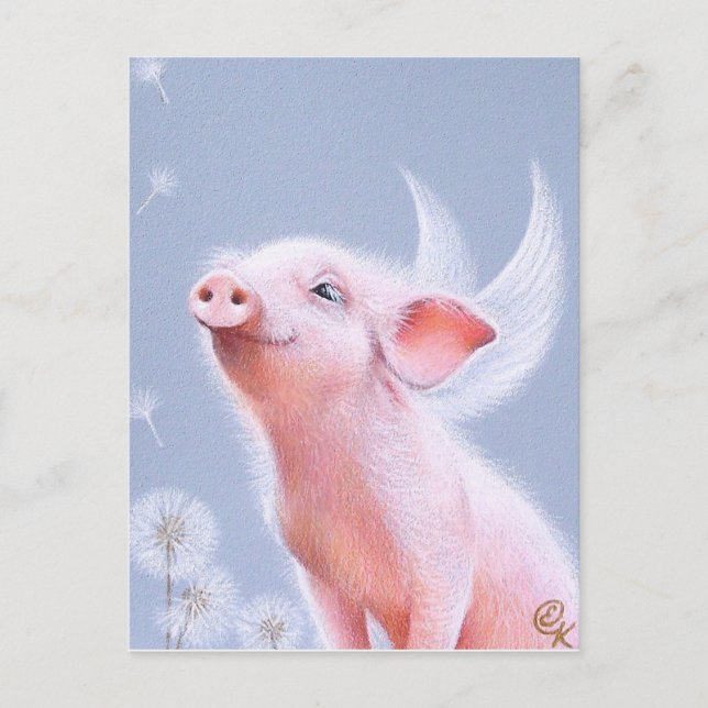 Dandelions Postcard (Front)