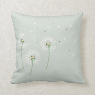 Dandelions Sage Cushion