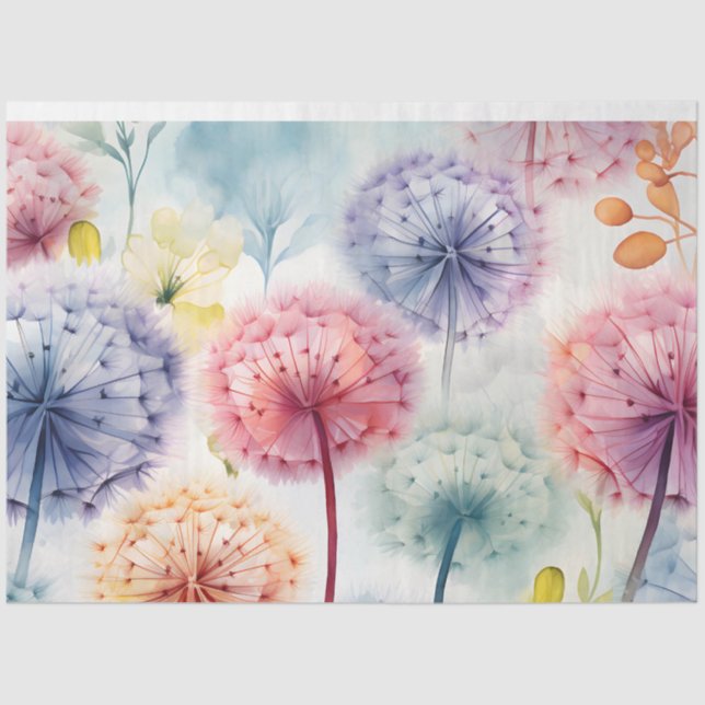 Dandelions Series Design 2 Tissue Paper (Front)