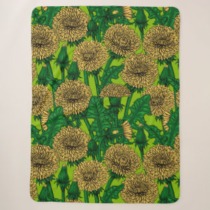 Dandelions Sherpa Blanket
