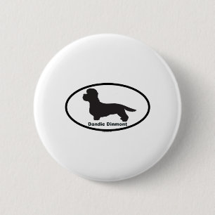 Dandie Dinmont 6 Cm Round Badge