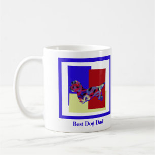 Dandie Dinmont Dog Silhouette TRBY Father’s Day Coffee Mug
