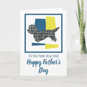 Dandie Dinmont Dog TriColour Father’s Day Card