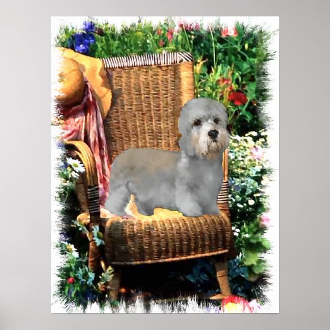 Dandie Dinmont Terrier Art Print (Front)