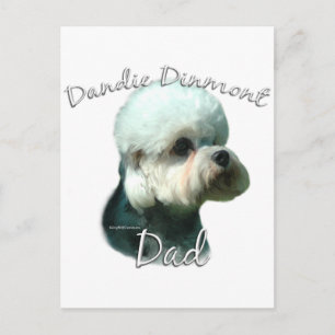 Dandie Dinmont Terrier Dad 2 Postcard