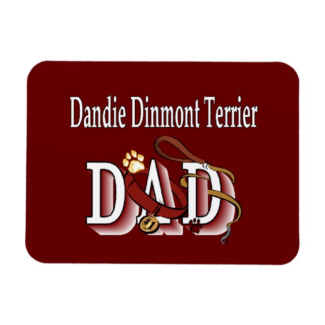 Dandie Dinmont Terrier DAD Magnet (Horizontal)