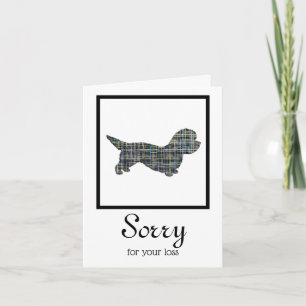 Dandie Dinmont Terrier Dog Pet Sympathy Card