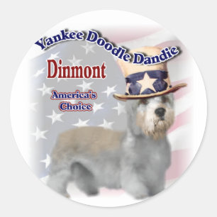 Dandie Dinmont Terrier Gifts Classic Round Sticker