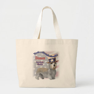 Dandie Dinmont Terrier Gifts Large Tote Bag