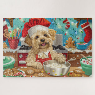 Dandie Dinmont Terrier Holiday Baking: Christmas Jigsaw Puzzle