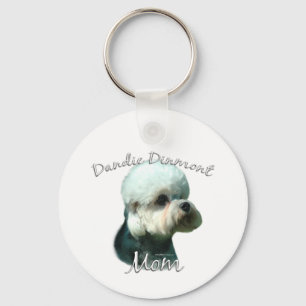 Dandie Dinmont Terrier Mum 2 Key Ring