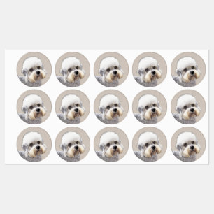 Dandie Dinmont Terrier Painting Original Dog Art