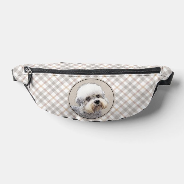 Dandie Dinmont Terrier Painting Original Dog Art Bum Bags (Lay Down)
