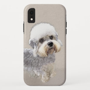 Dandie Dinmont Terrier Painting Original Dog Art iPhone XR Case