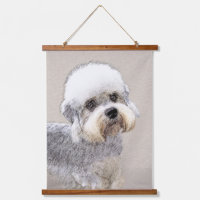 Dandie Dinmont Terrier Painting Original Dog Art