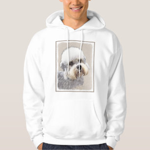 Dandie Dinmont Terrier Painting Original Dog Art Hoodie