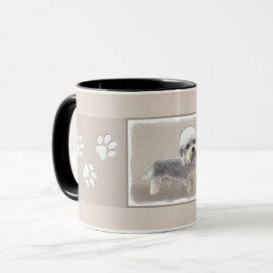 Dandie Dinmont Terrier Painting Original Dog Art Mug