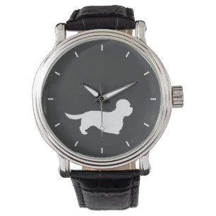 Dandie Dinmont Terrier Silhouette Watch