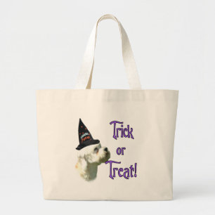 Dandie Dinmont Terrier Trick Large Tote Bag