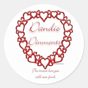 Dandie Dinmont Terrier True Love - Sticker