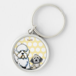 Dandie Dinmont Terriers Keychain