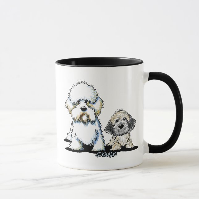 Dandie Dinmont Terriers Mug (Right)