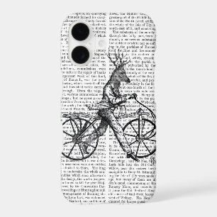 Dandy Deer on Vintage Bicycle