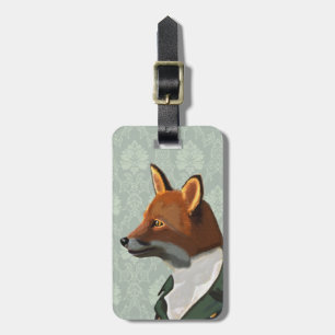 Dandy Fox Portrait 2 Luggage Tag