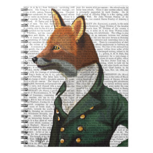 Dandy Fox Portrait Notebook