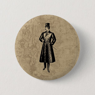 Dandy Gent 6 Cm Round Badge