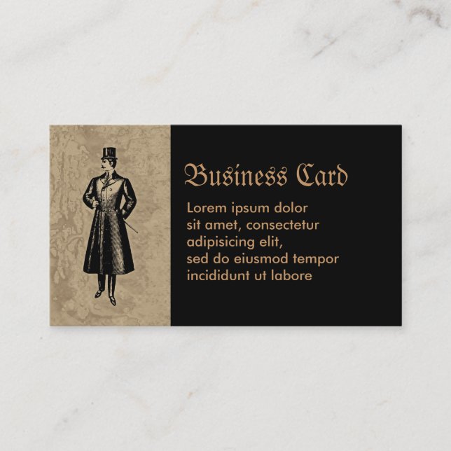 Dandy Gent Business Card (Front)