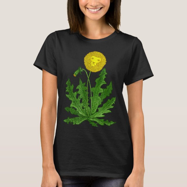 DANDY LION Dandelion FUNNY SURREAL GARDEN WEED SO  T-Shirt (Front)