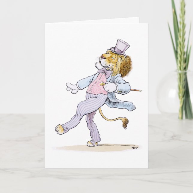 Dandy Lion Friendship Card (Front)